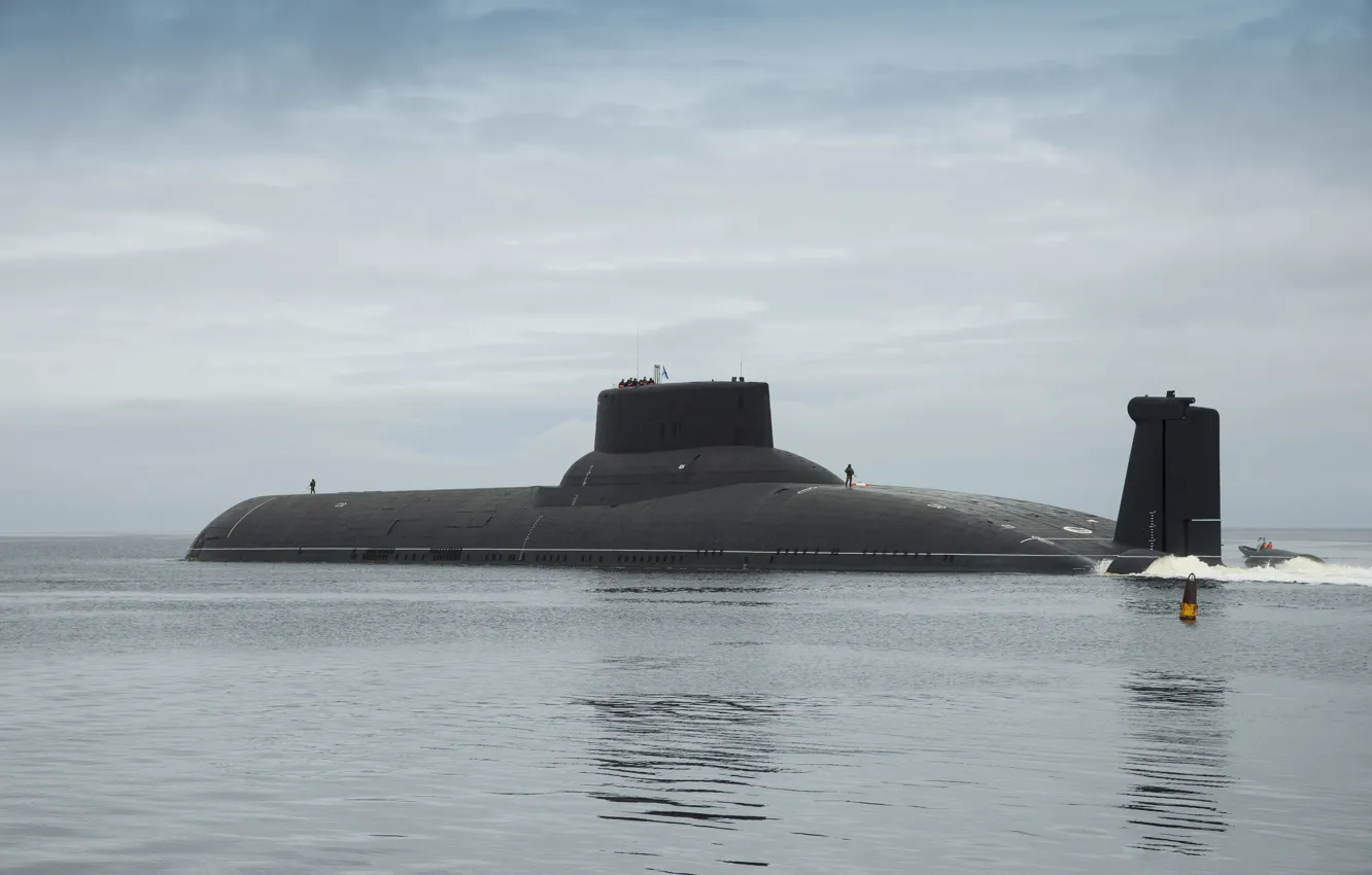 Photo wallpaper submarine, the project 941, Dmitry Donskoy, the cipher Shark