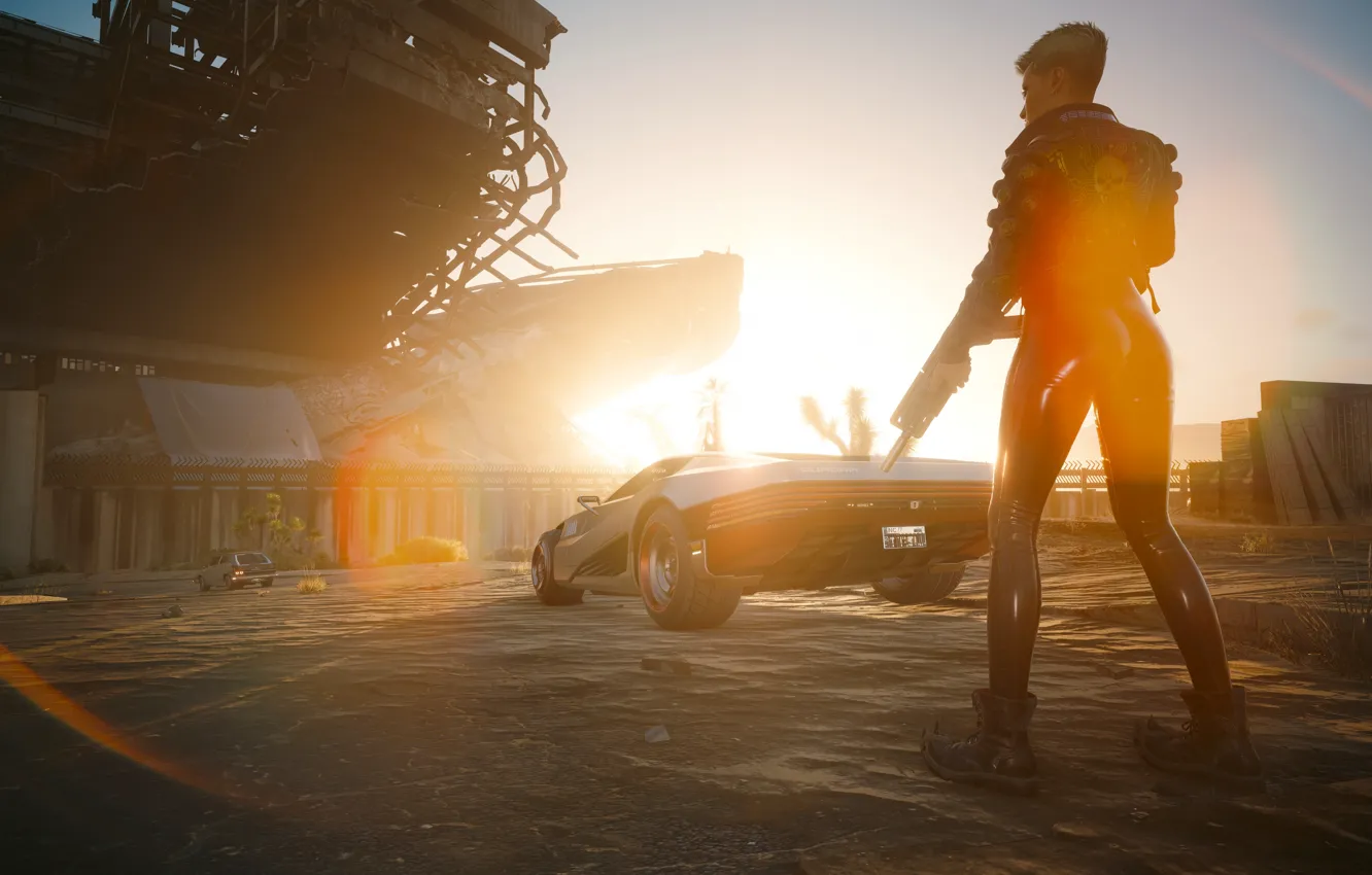 Photo wallpaper Cyberpunk 2077, 2077, Cyberpunk2077