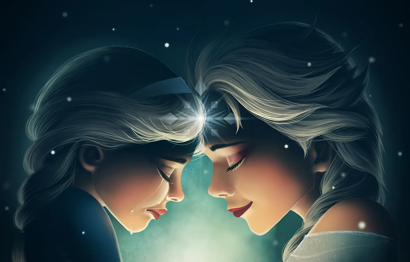 Photo wallpaper girl, Frozen, Disney, Elsa