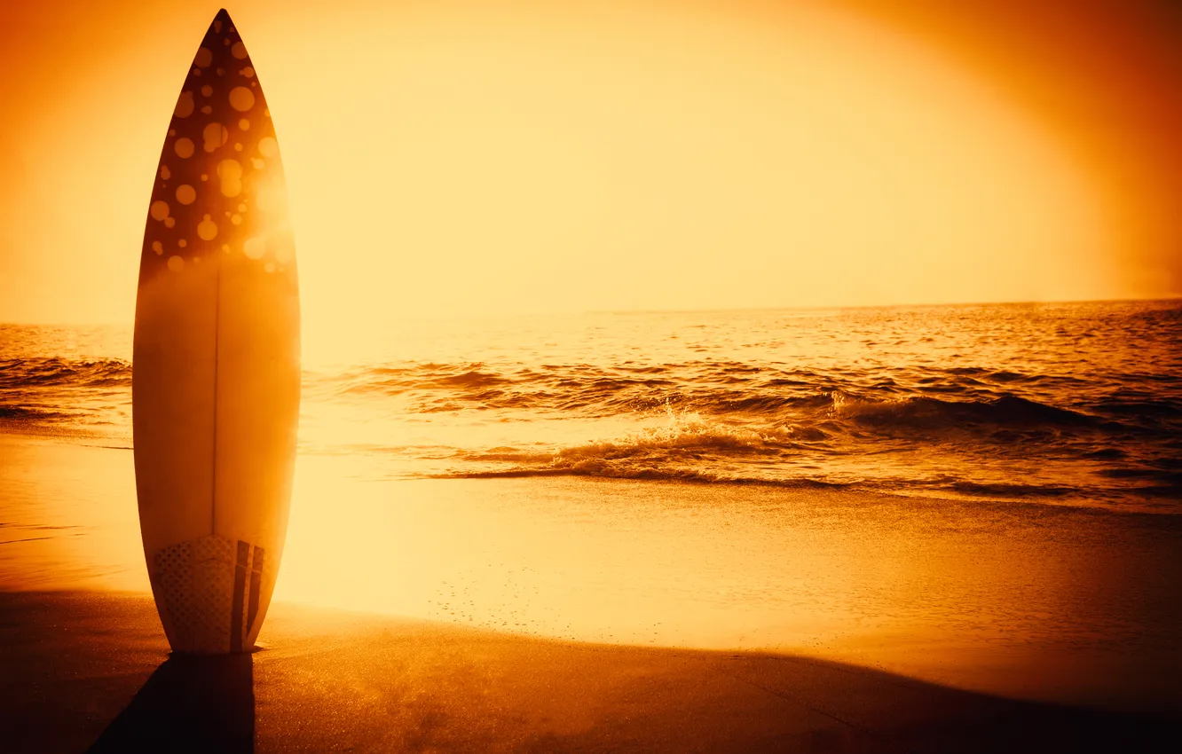 Photo wallpaper sand, beach, beach, sunset, sand