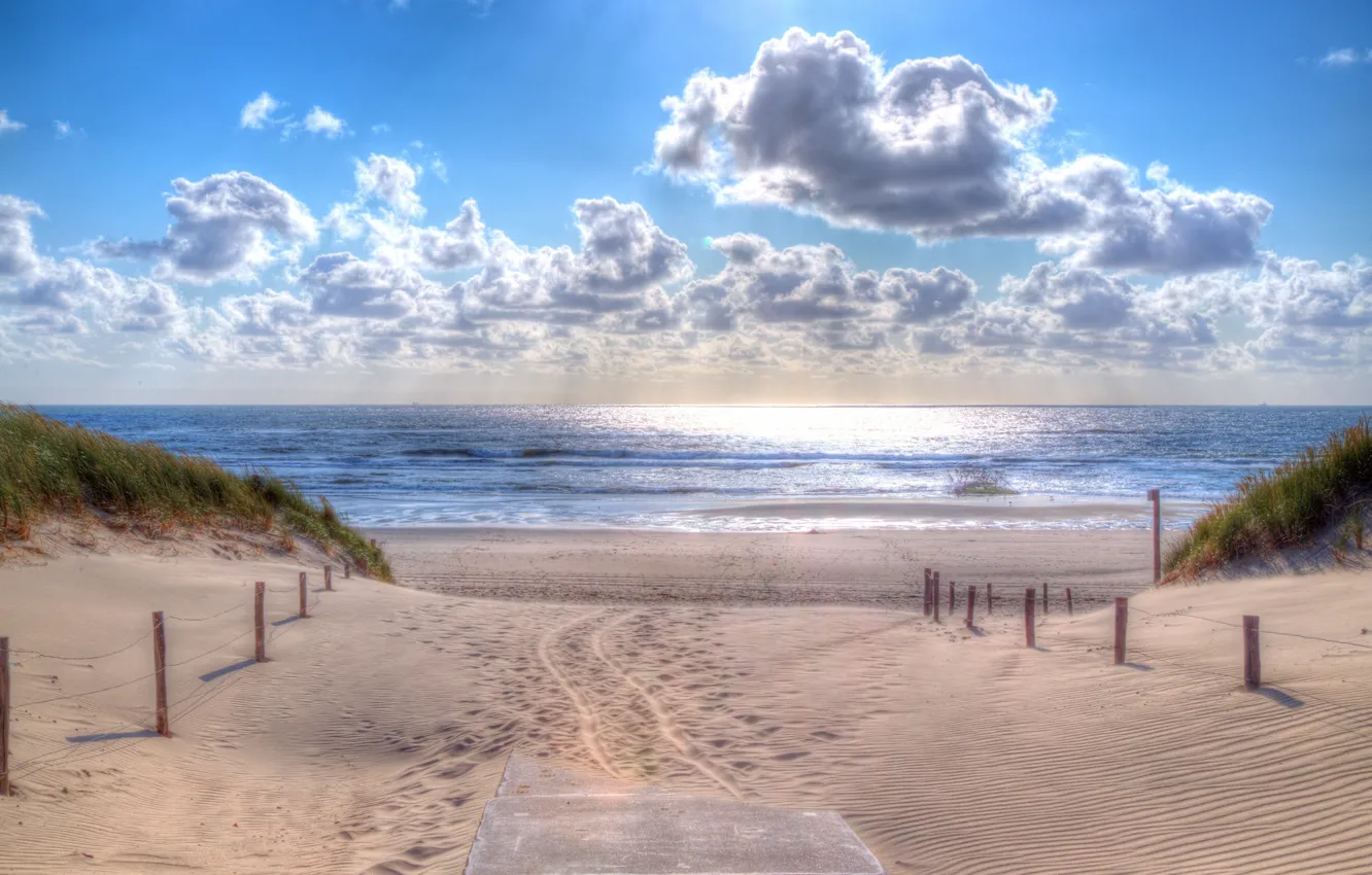 Photo wallpaper sea, beach, summer