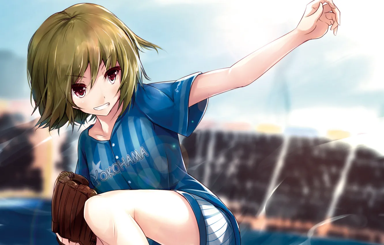 Photo wallpaper sport, baseball, gloves