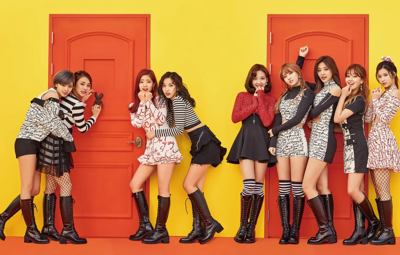 Photo wallpaper Music, Kpop, Knock Knock, Twice