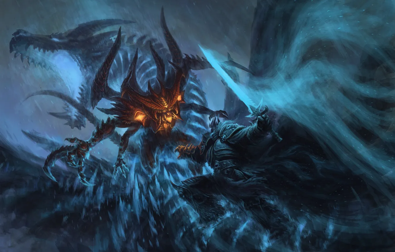 Photo wallpaper World of Warcraft, diablo, wow, arthas, blizcon