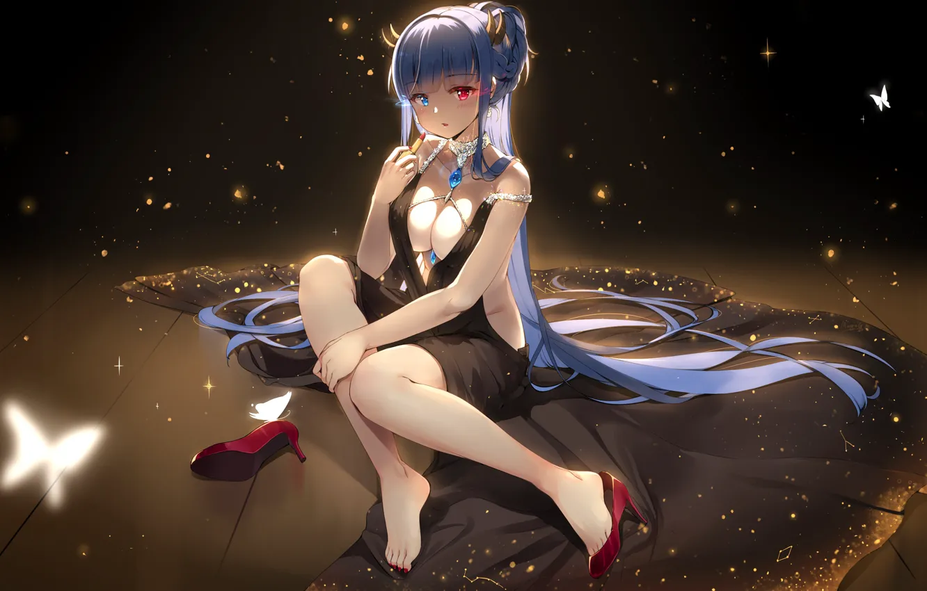 Photo wallpaper Girl, Dress, Sitting, Azur Lane