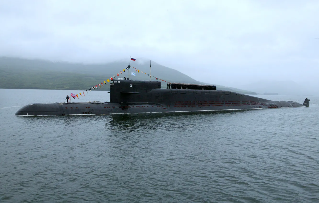 Photo wallpaper boat, underwater, atomic, Podolsk, project 667BDR