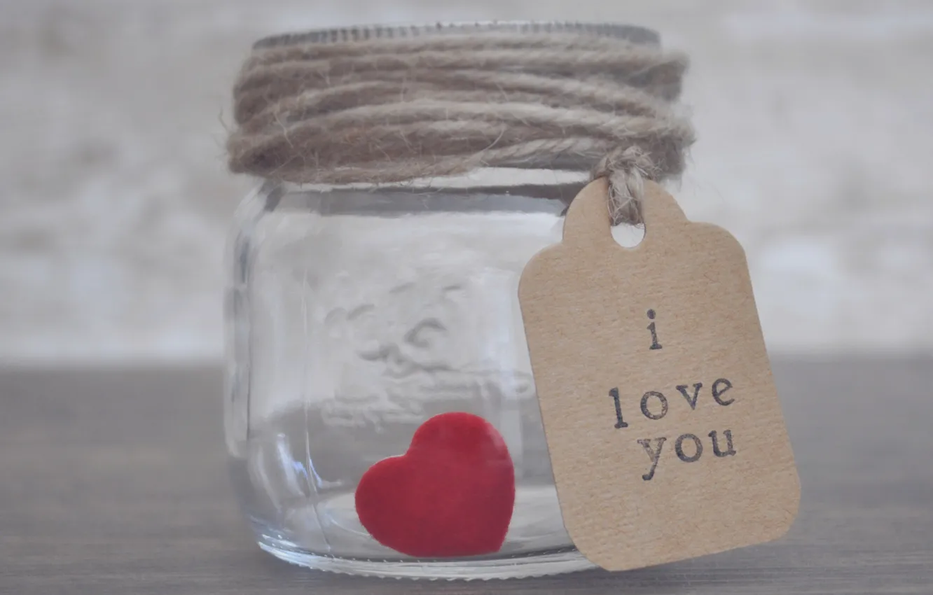 Photo wallpaper love, heart, still life