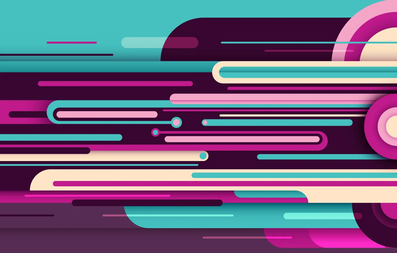 Photo wallpaper line, abstraction, vector, art, background