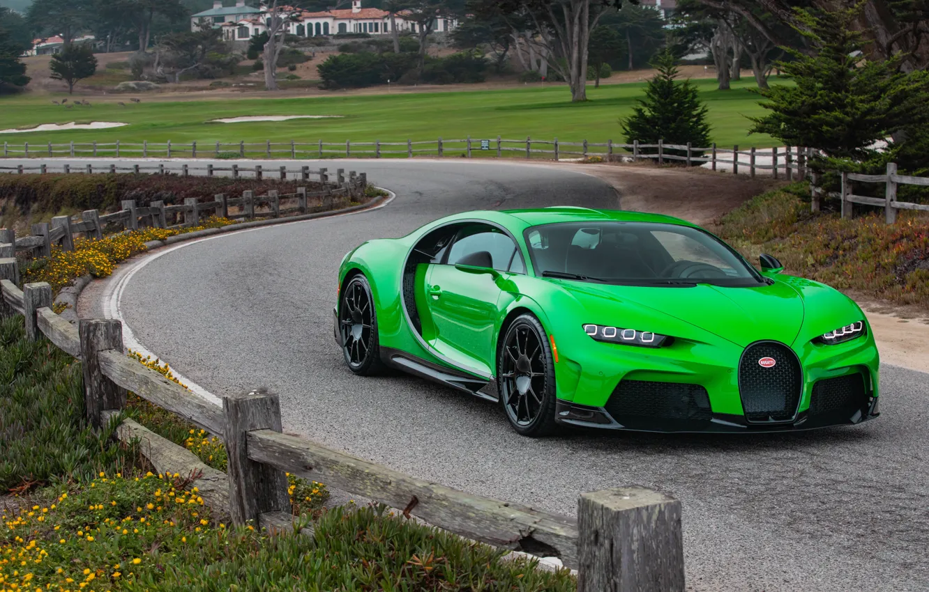 Photo wallpaper Bugatti, Super Sport, Chiron, on 17 Mile Drive