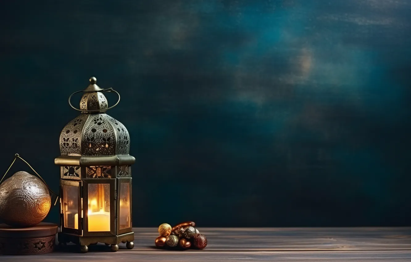 Photo wallpaper light, metal, the dark background, pattern, new year, candles, Christmas, lights