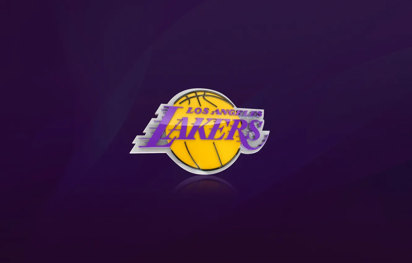 Wallpaper Basketball, Background, Logo, Purple, NBA, Los Angeles, Los ...