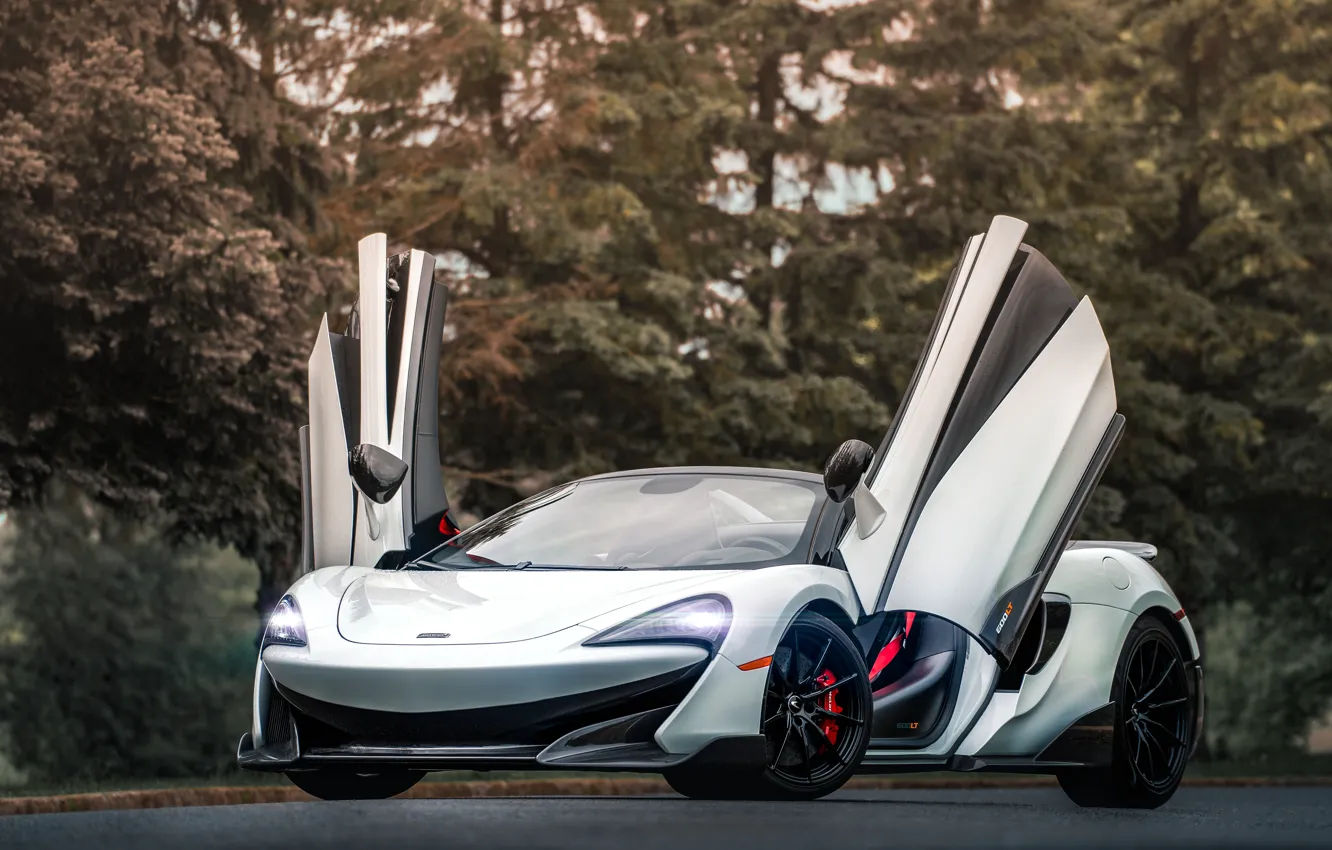 Photo wallpaper McLaren, supercar, Spider, 2019, 600LT