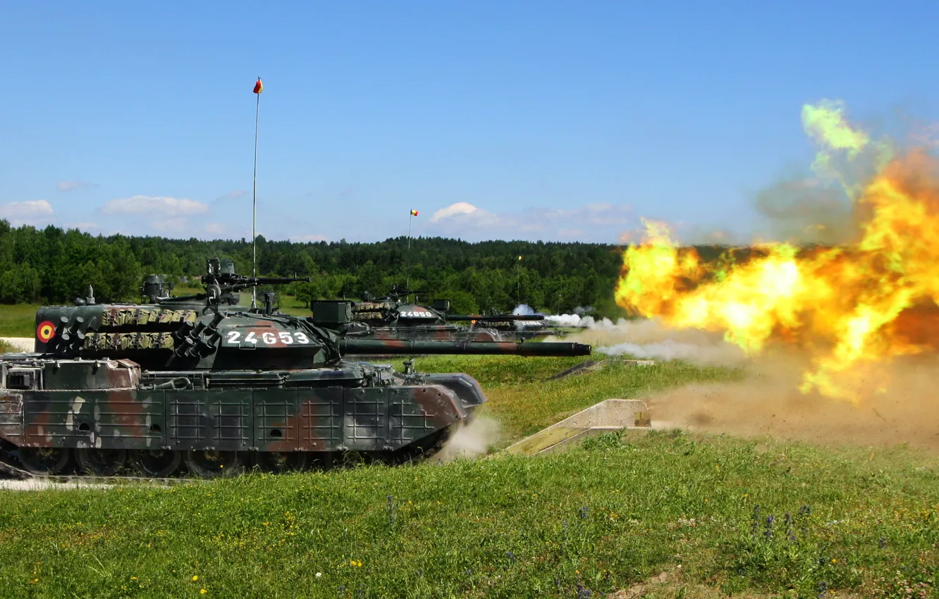 Photo wallpaper T-55, Bizonul, TR-85