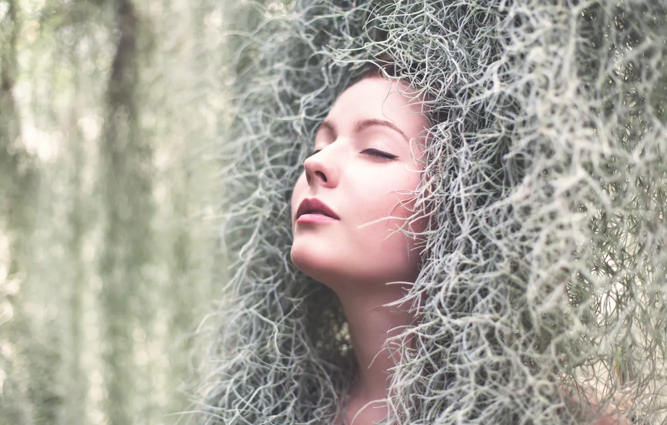 Photo wallpaper girl, stay, sponge, Aleah Michele, Lovely thoughts