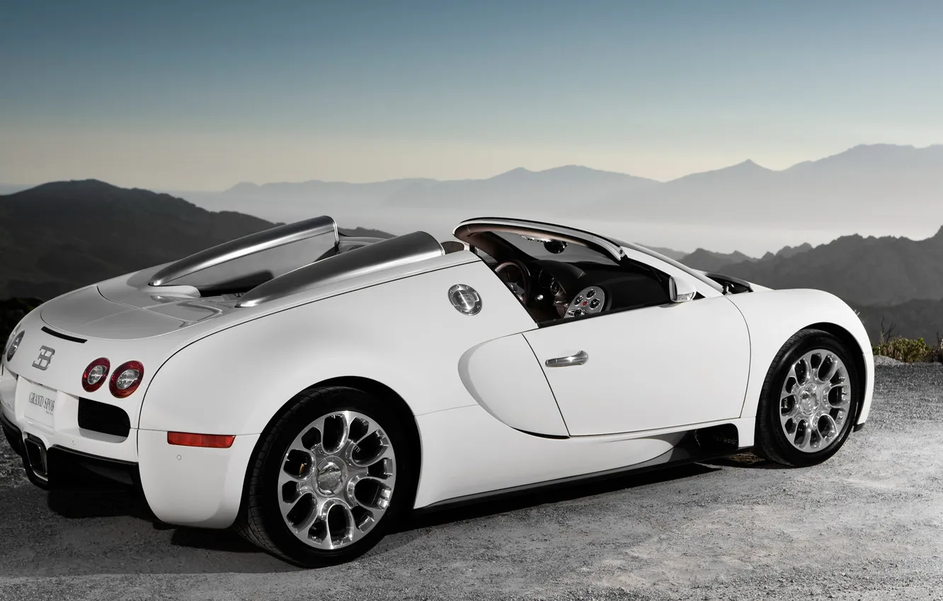 Photo wallpaper Bugatti, convertible, Veyron