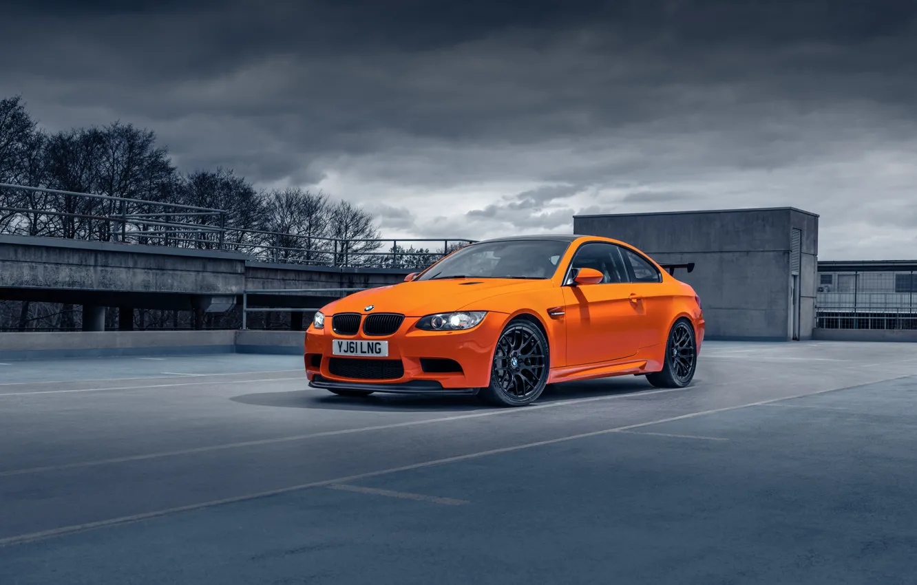 Photo wallpaper BMW, E92, sports car, BMW M3 GTS