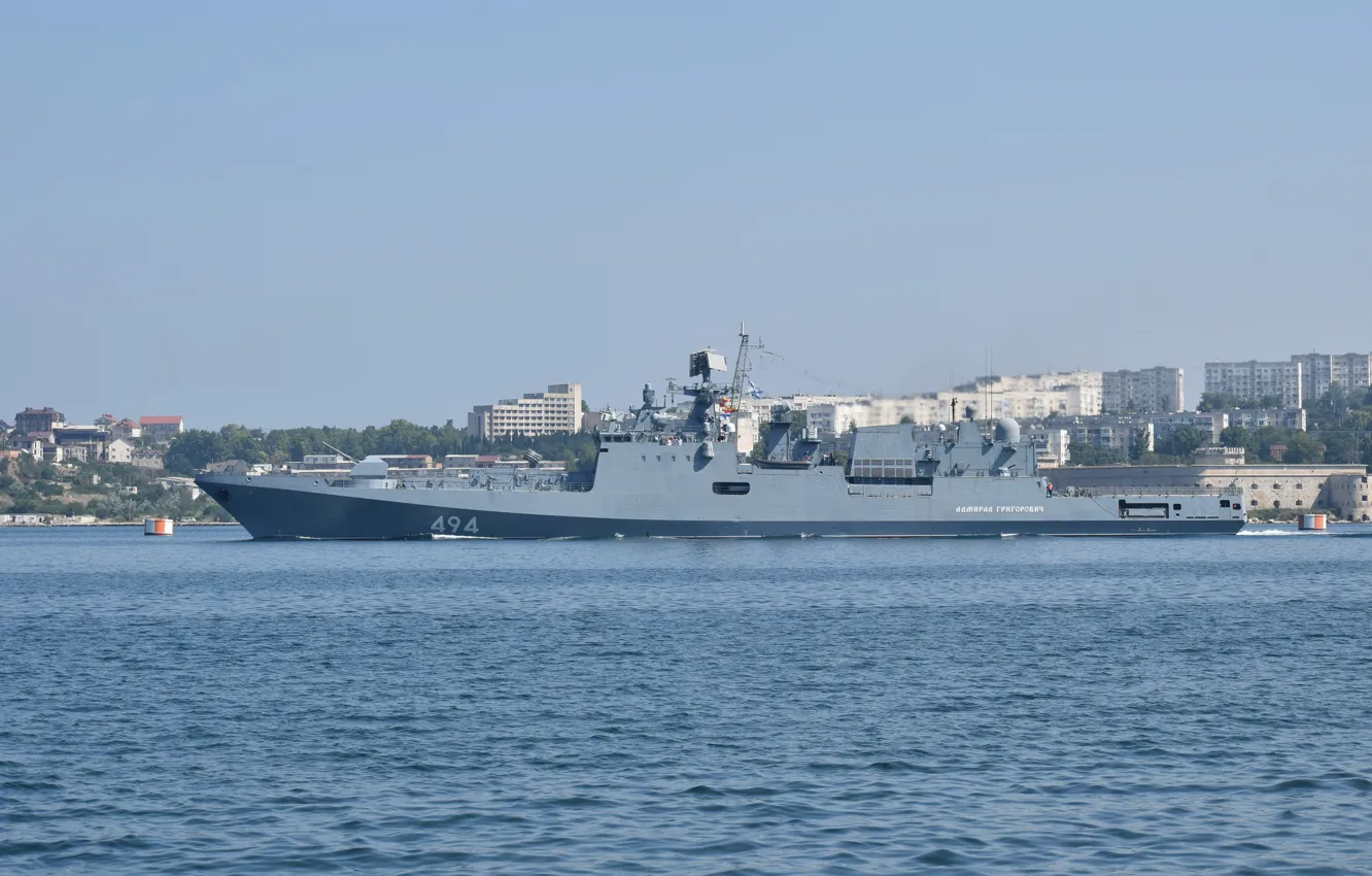 Photo wallpaper frigate, Sevastopol, Admiral Grigorovich