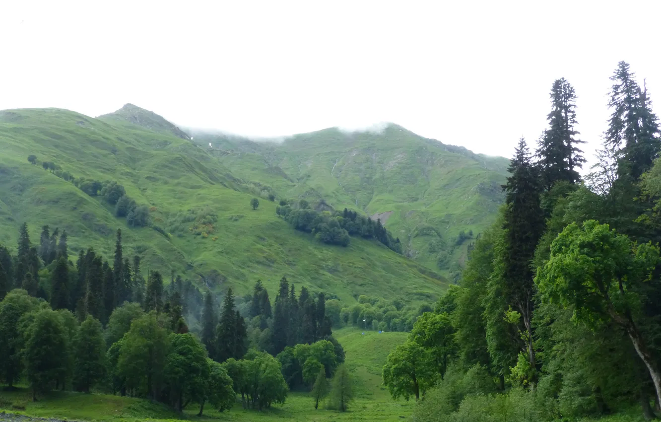 Photo wallpaper nature, hills, Apsny soul among the mountains, Colchis