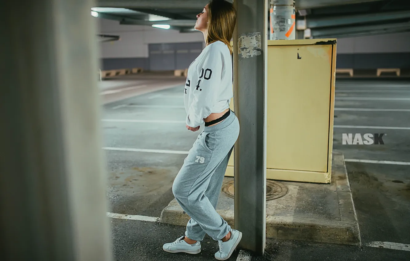 Photo wallpaper girl, photographer, Parking, girl, photography, photographer, Nask To