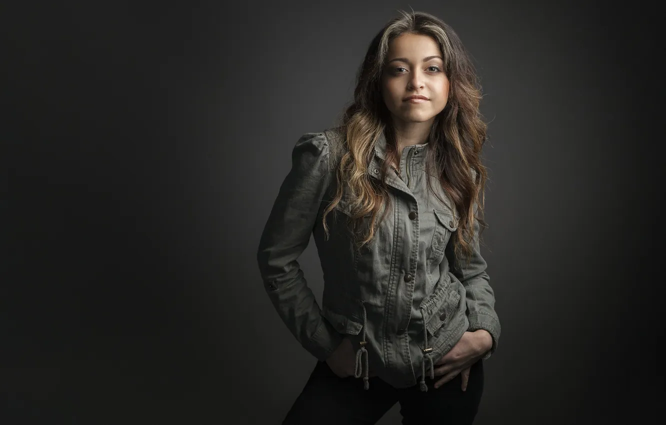 Photo wallpaper smile, background, portrait