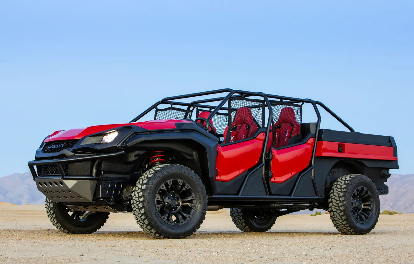 Photo wallpaper Honda, 2018, Rugged Open Air Vehicle Concept, pick-up-buggy