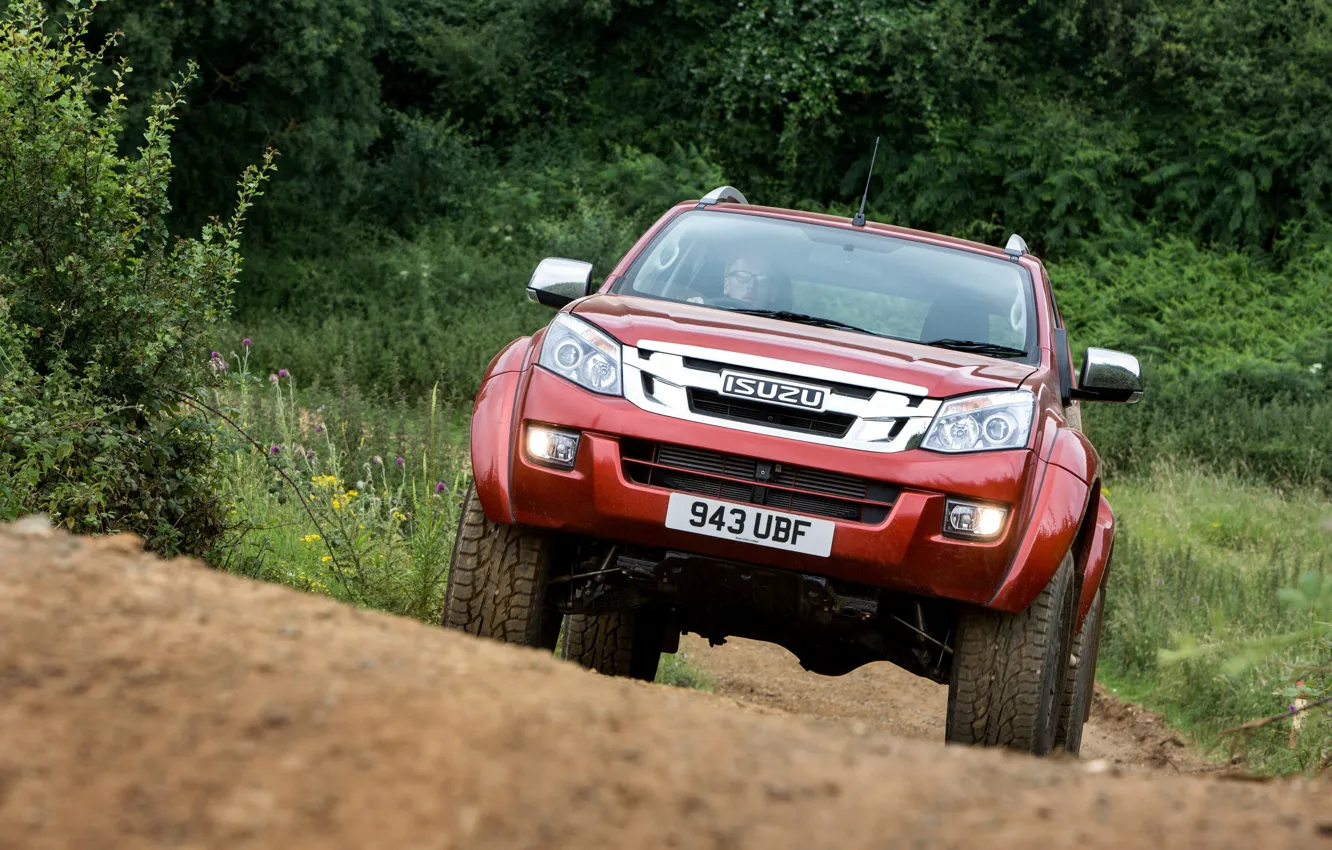 Photo wallpaper front, pickup, Isuzu, arctic trucks, 2016, d-max, UK version, AT35