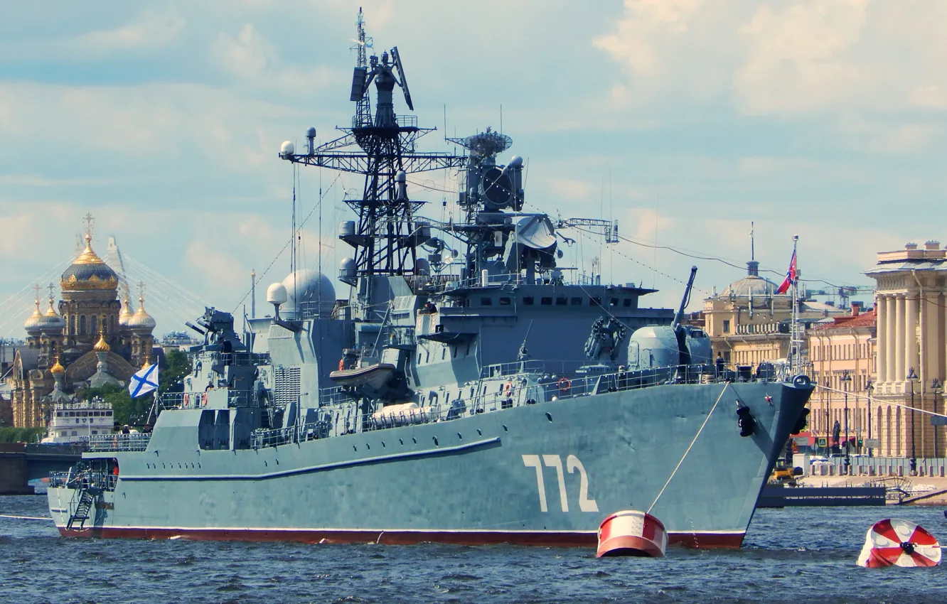 Photo wallpaper parade, patrol ship, Undaunted