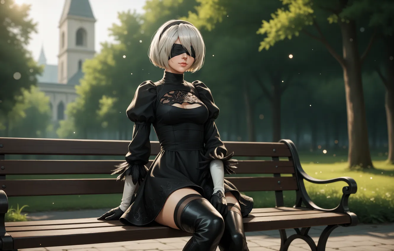 Photo wallpaper wallpaper, Android, Games, picture, Nier Automata, PARK