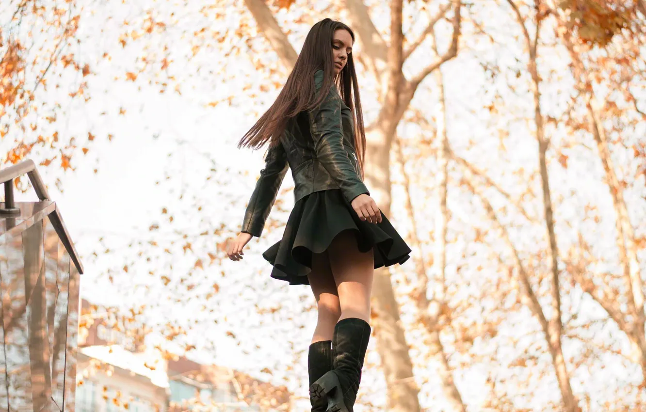 Photo wallpaper skirt, legs, Photohobic