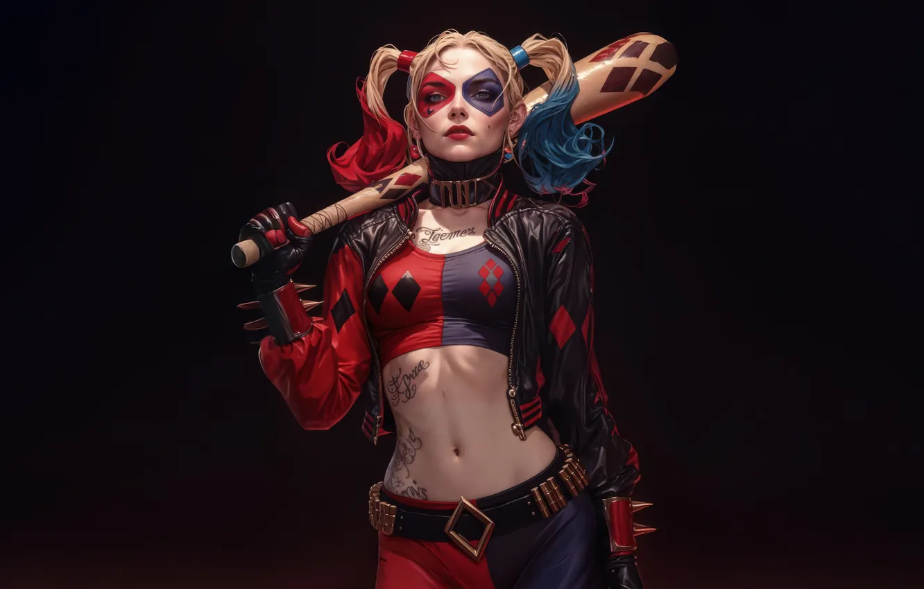 Photo wallpaper Silence, Harley Quinn, icy