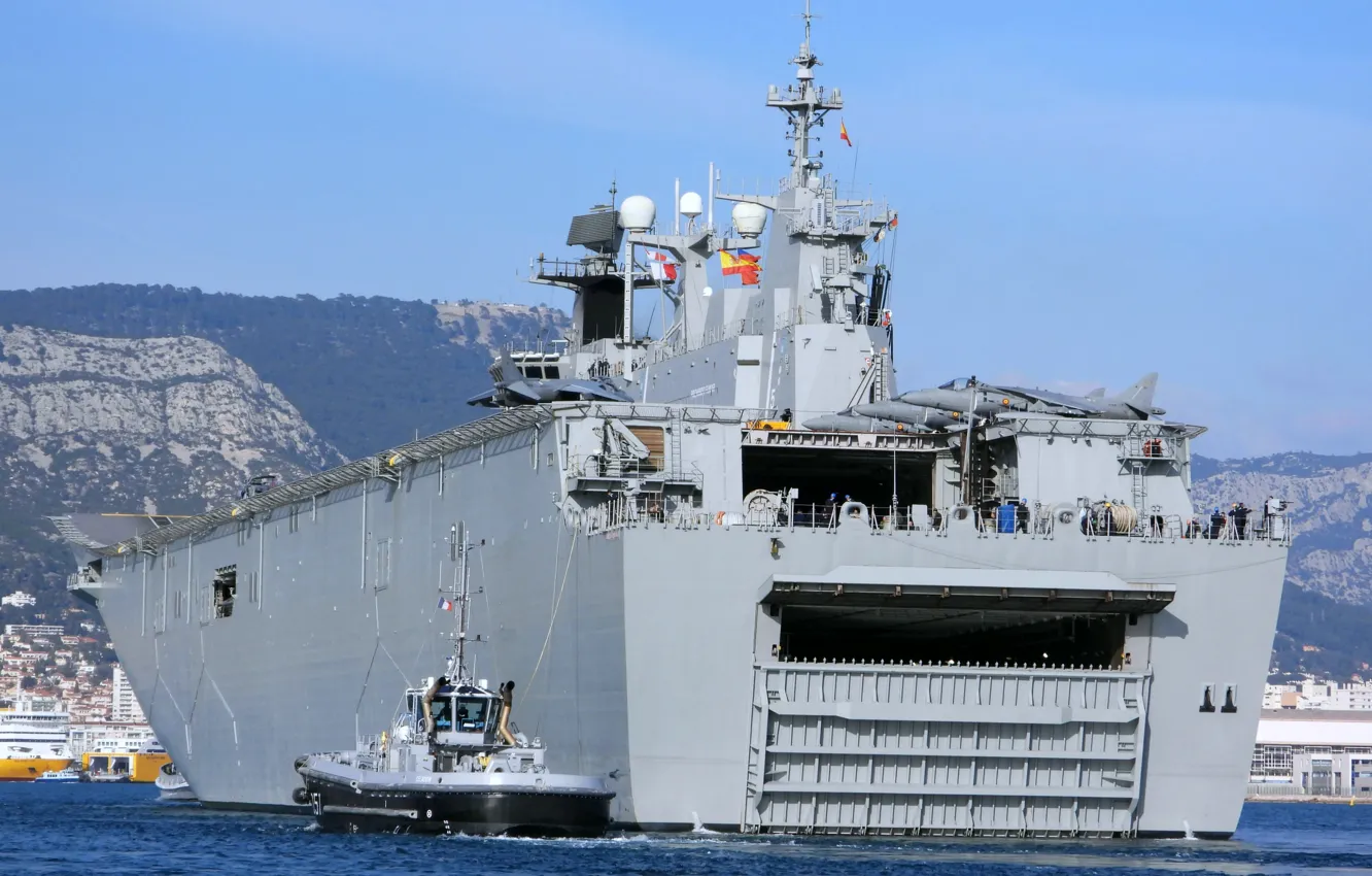 Photo wallpaper ship, landing, universal, Juan Carlos l