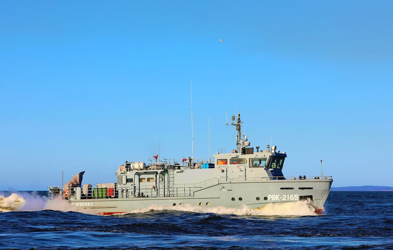 Photo wallpaper boat, Baltika, diving