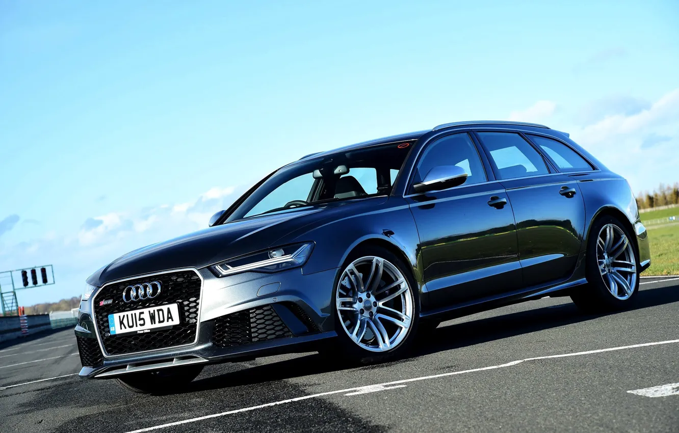 Photo wallpaper Audi, Audi, UK-spec, Before, 2014, RS 6, avant