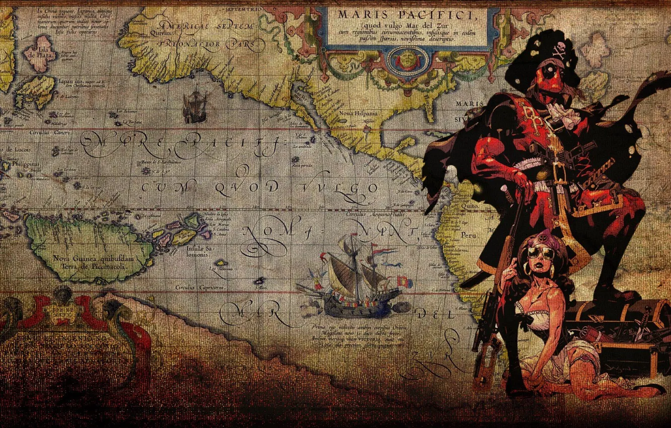 Photo wallpaper Deadpool, Marvel, Deadpool, Wade Wilson, Marvel, Wade Wilson