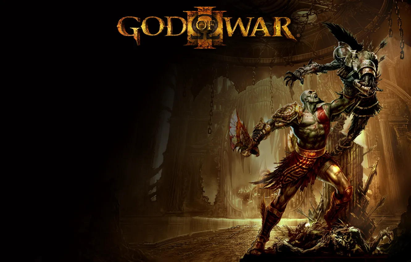 Photo wallpaper Sony, God of War, PS3