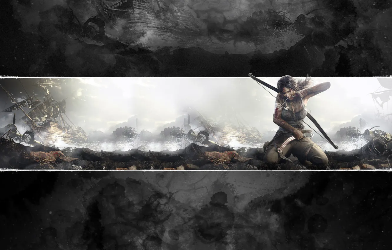 Photo wallpaper Tomb Raider, Lara Croft, A Survivor Is Born
