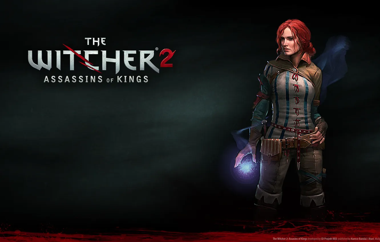 Photo wallpaper the enchantress, Triss Merigold, The Witcher 2: assassins of kings