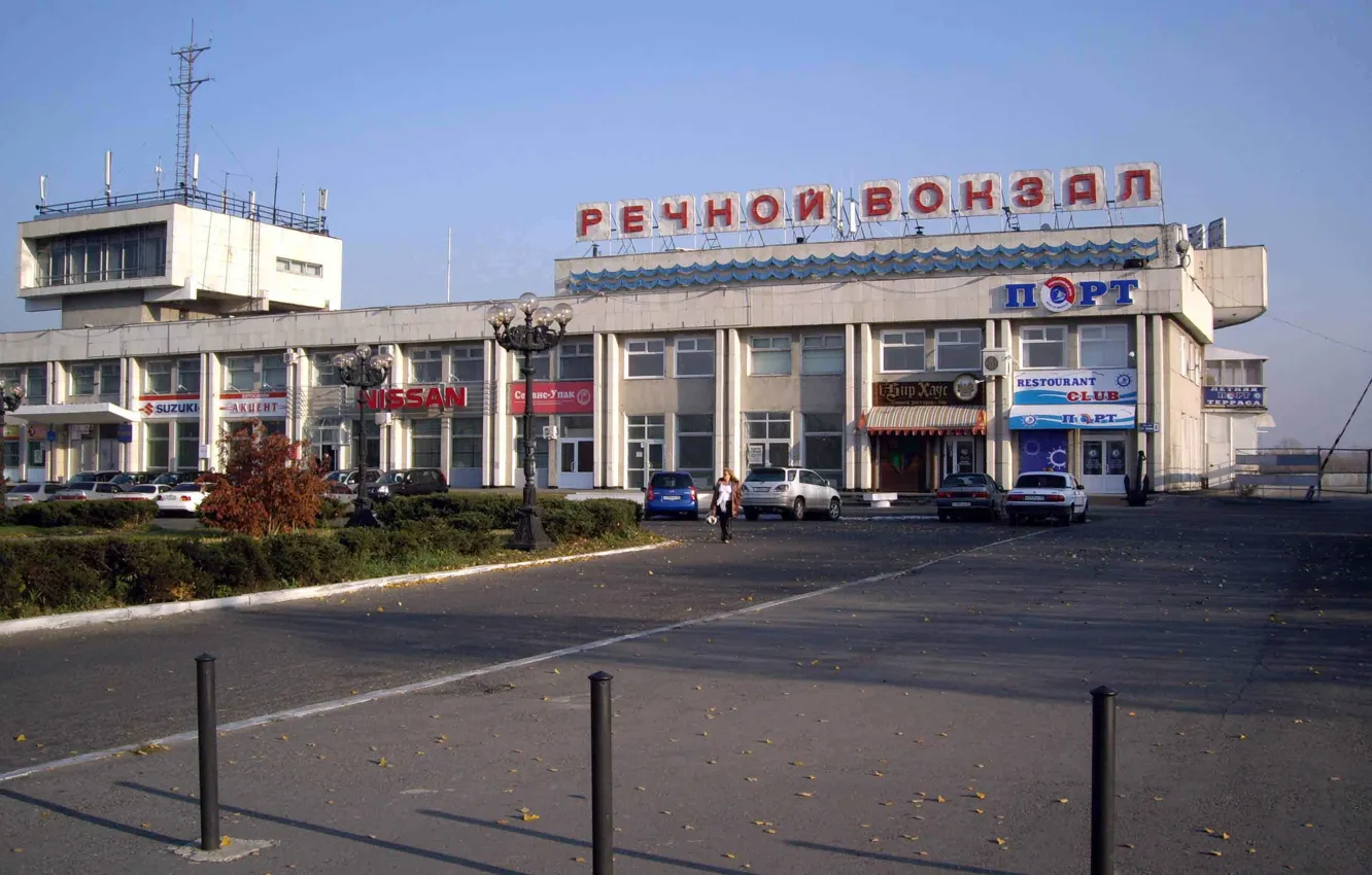 Photo wallpaper Barnaul, River station, the area of Bavarina