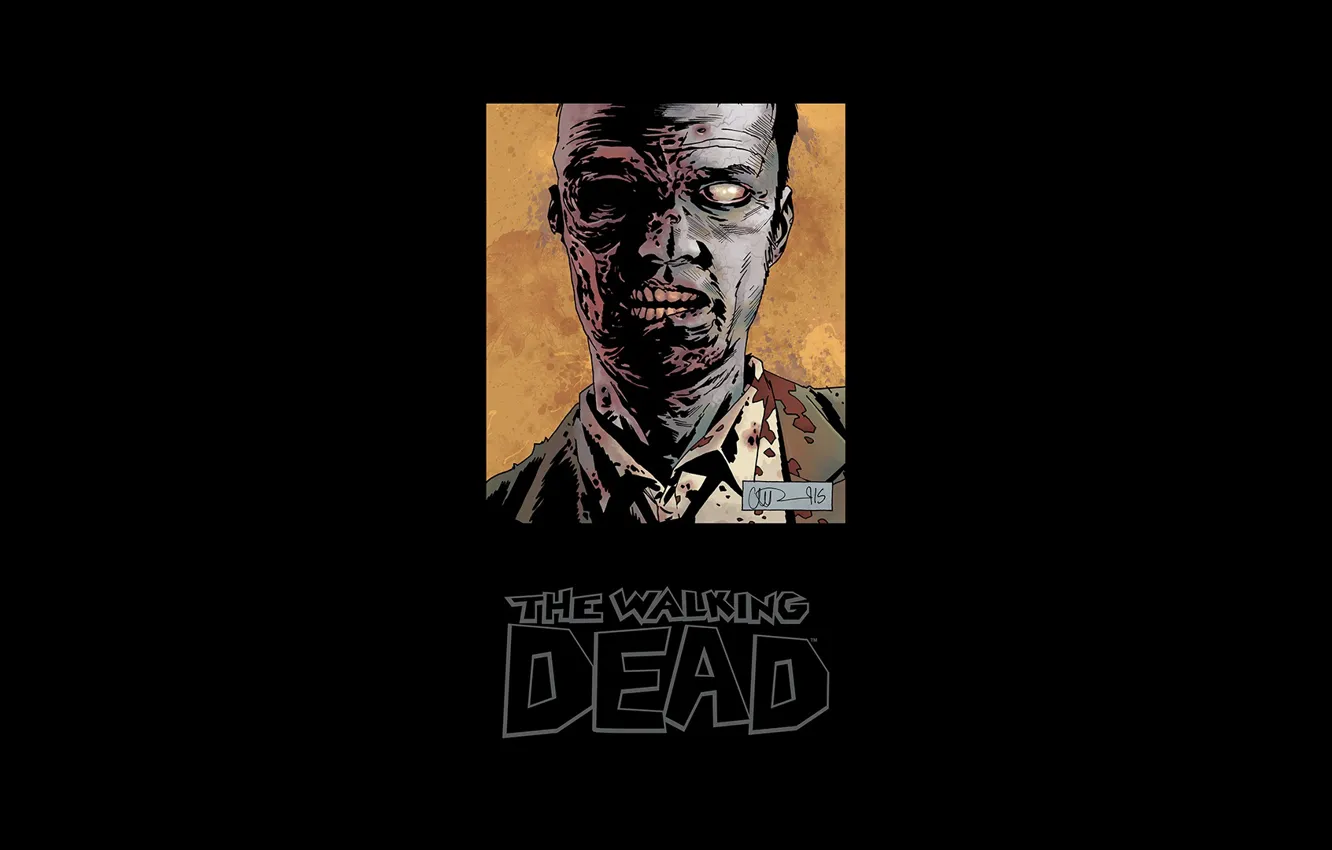Photo wallpaper zombie, the walking dead, cover, Comic