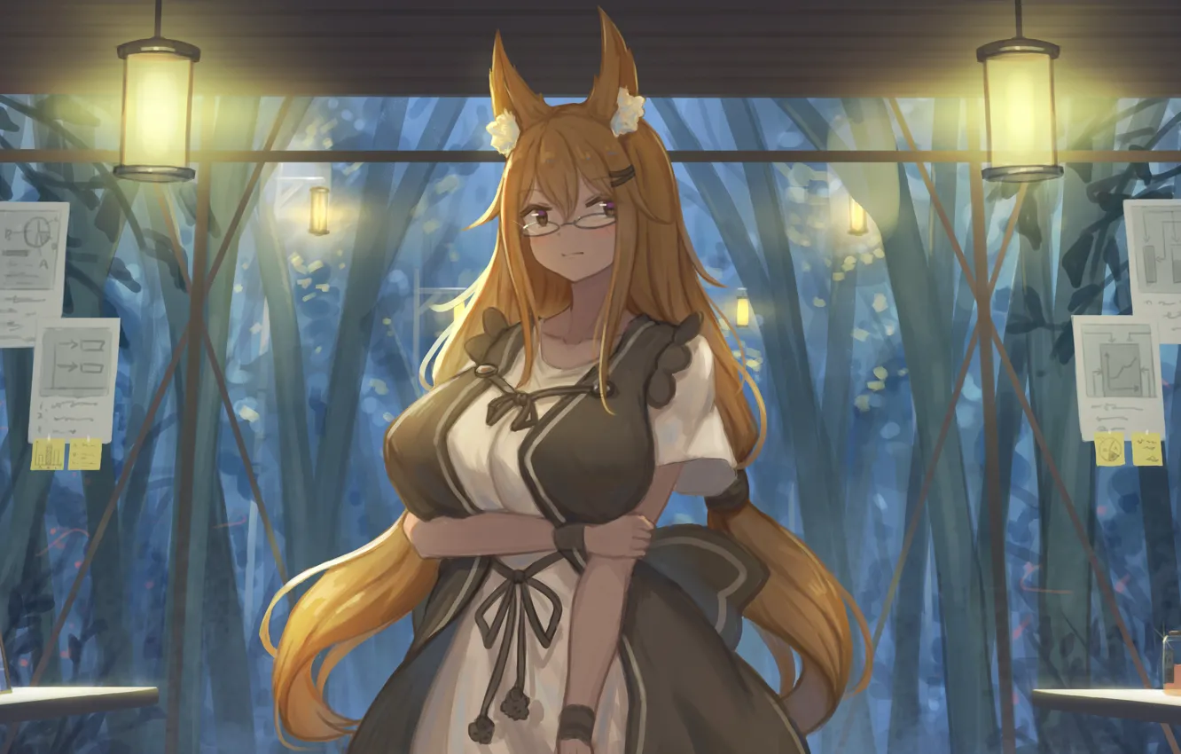 Photo wallpaper trees, jars, ears, jevuska