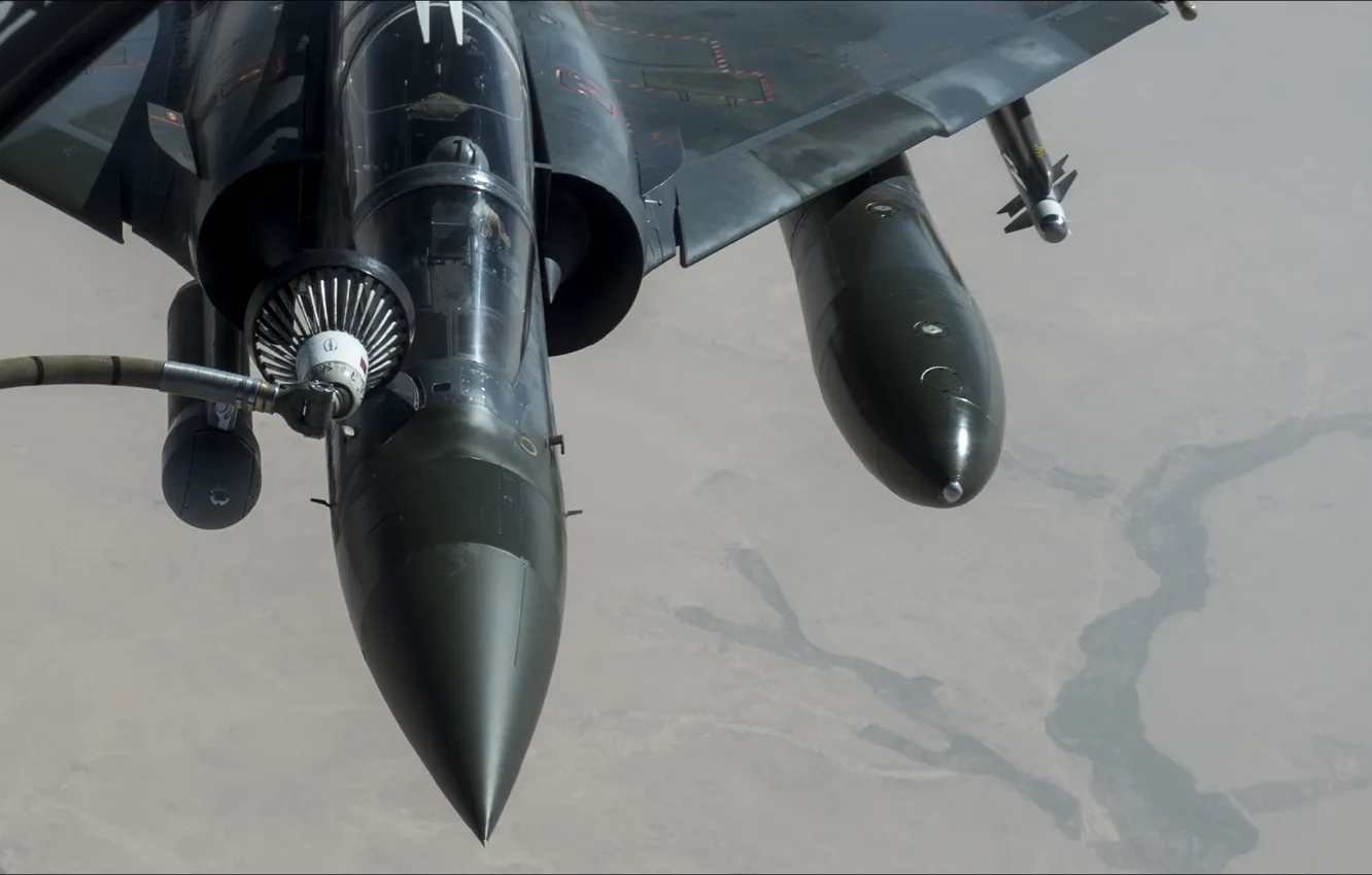 Photo wallpaper sky, Air Force, aviation, Mirage