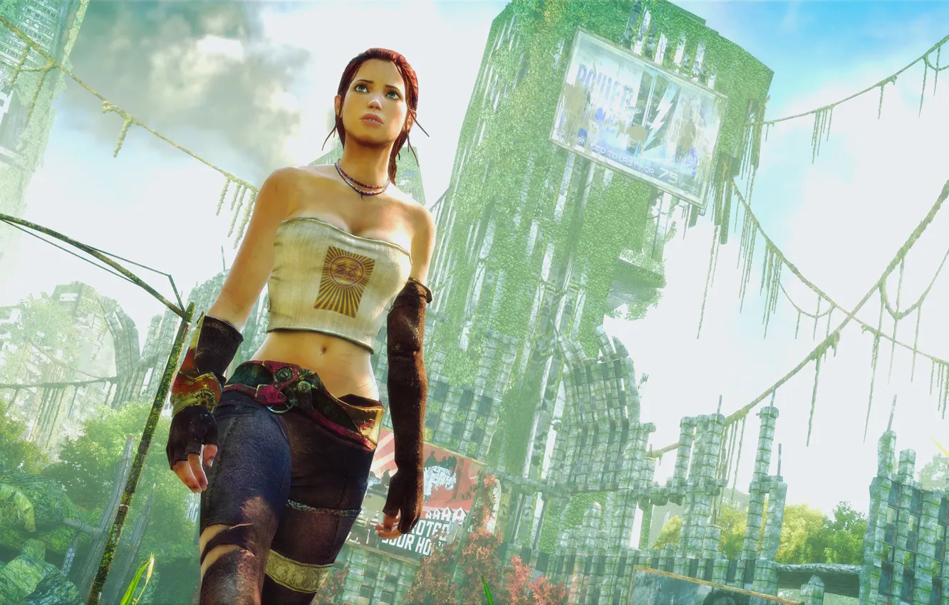 Photo wallpaper girl, postapokalipsis, Enslaved:Odyssey to the west