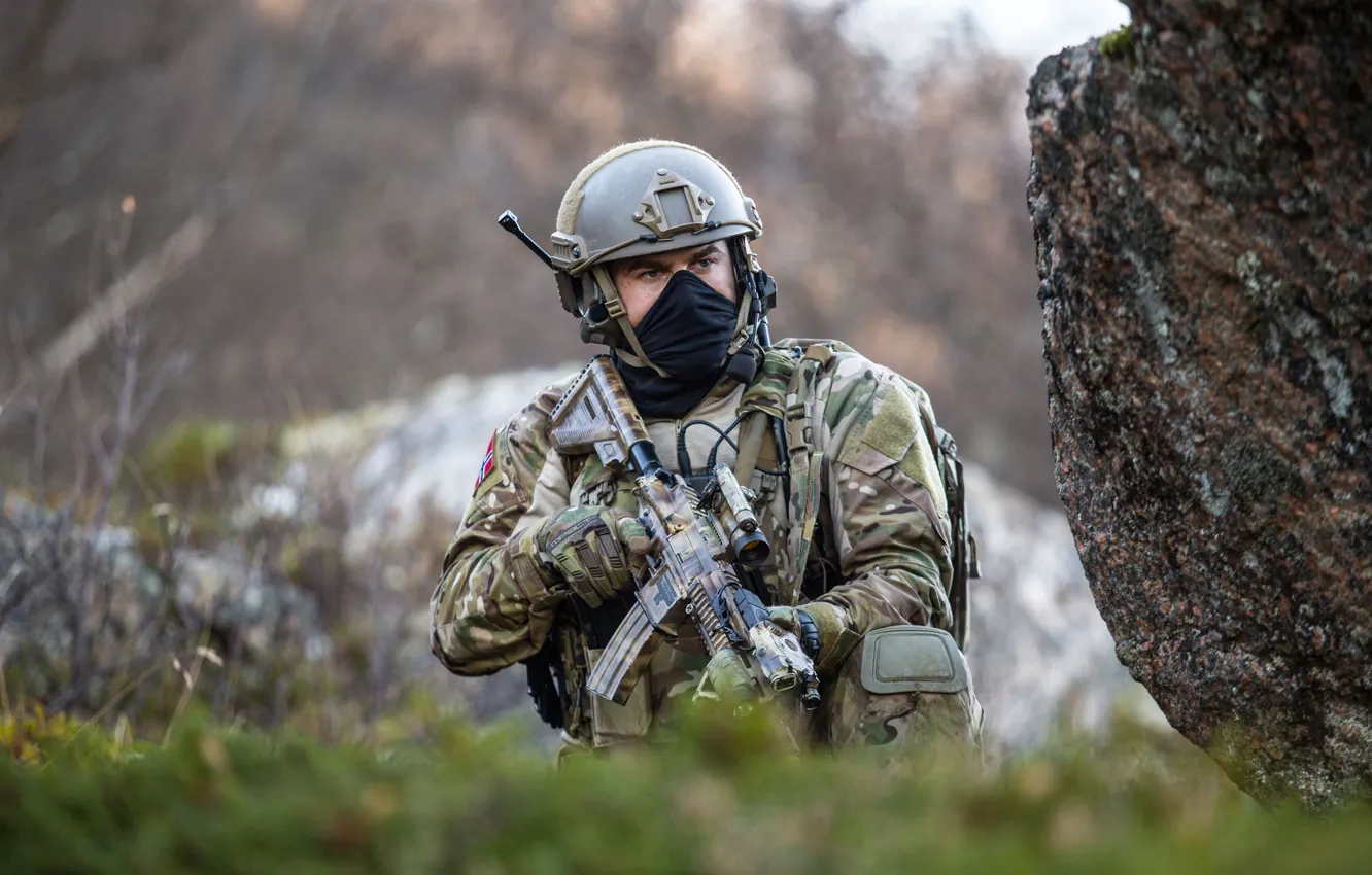 Photo wallpaper weapons, army, soldiers