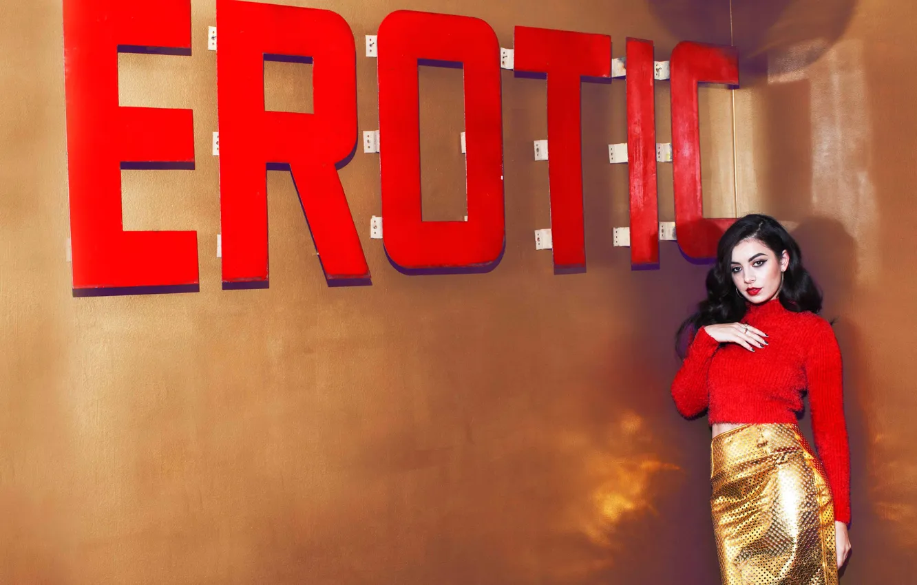 Photo wallpaper brunette, photographer, singer, photoshoot, Charli XCX, Galore, Chuck Grant