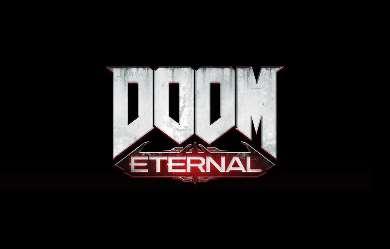 Photo wallpaper space, fire, Hell, game, devil, war, Mars, Doom Eternal