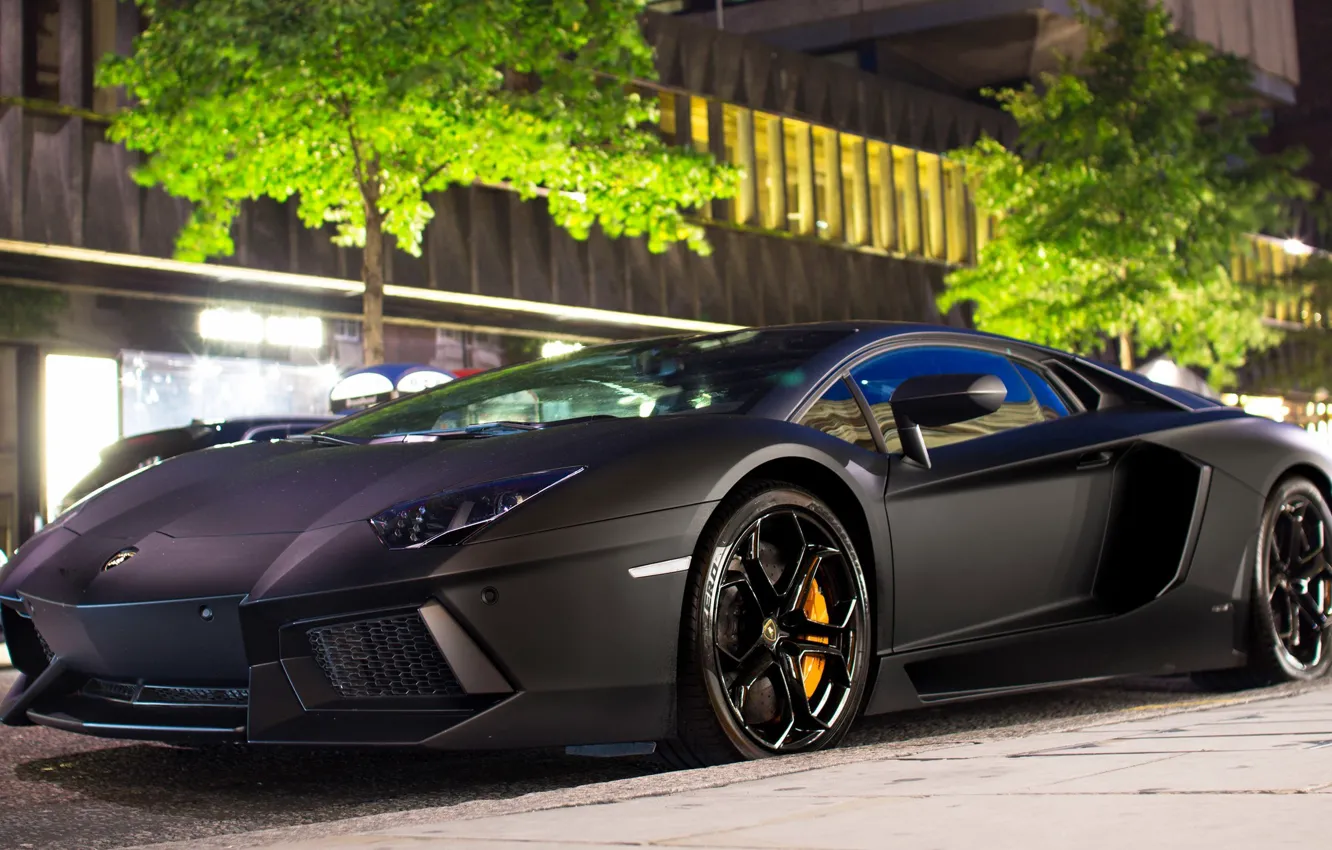 Photo wallpaper Lamborghini, Coupe, Aventador