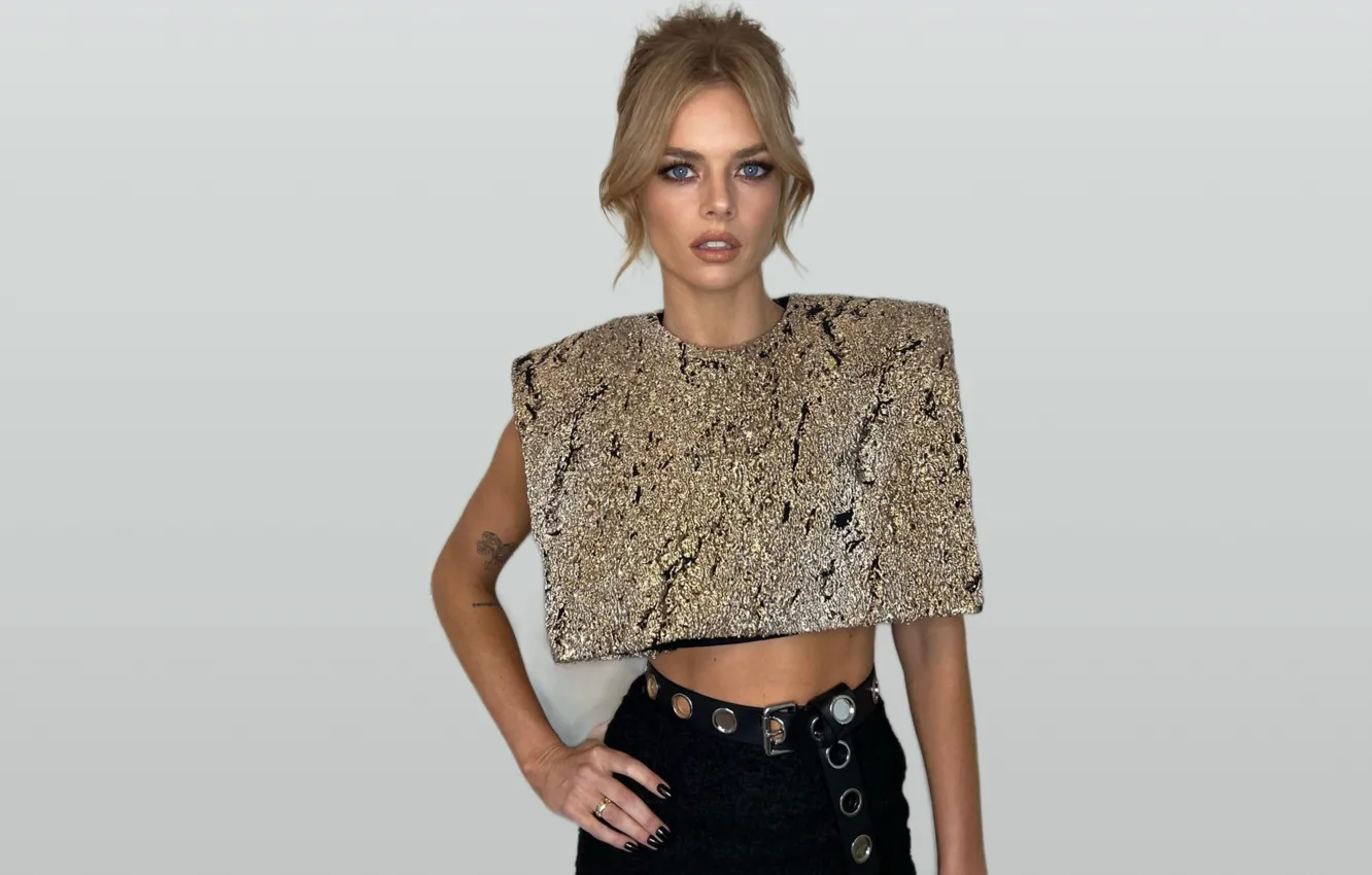 Photo wallpaper girl, makeup, actress, hairstyle, beautiful, skinny, Samara Weaving, Samara Weaving