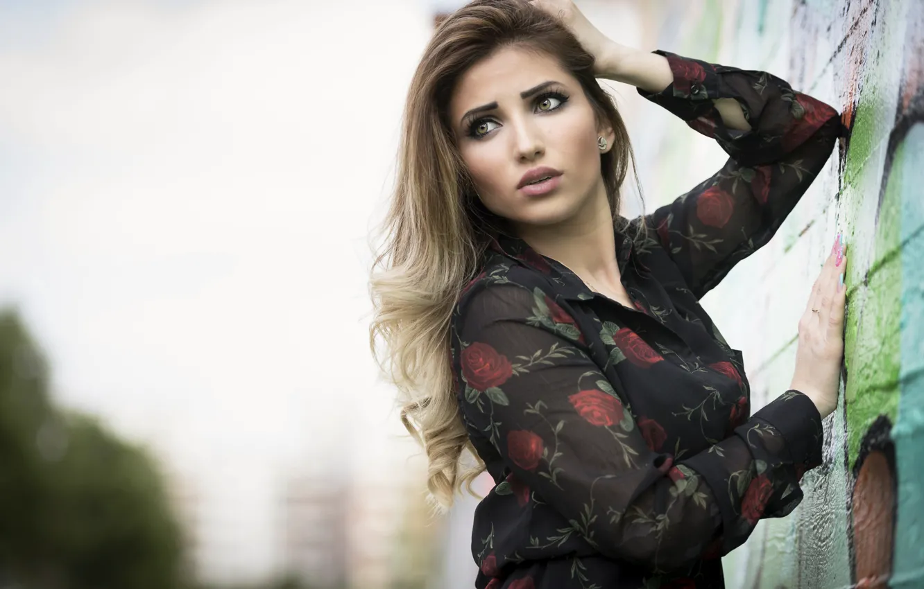 Photo wallpaper girl, model, beauty, Taty