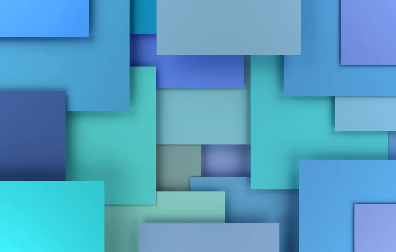 Photo wallpaper colorful, abstract, design, blue, background, geometry, geometric shapes, 3D rendering