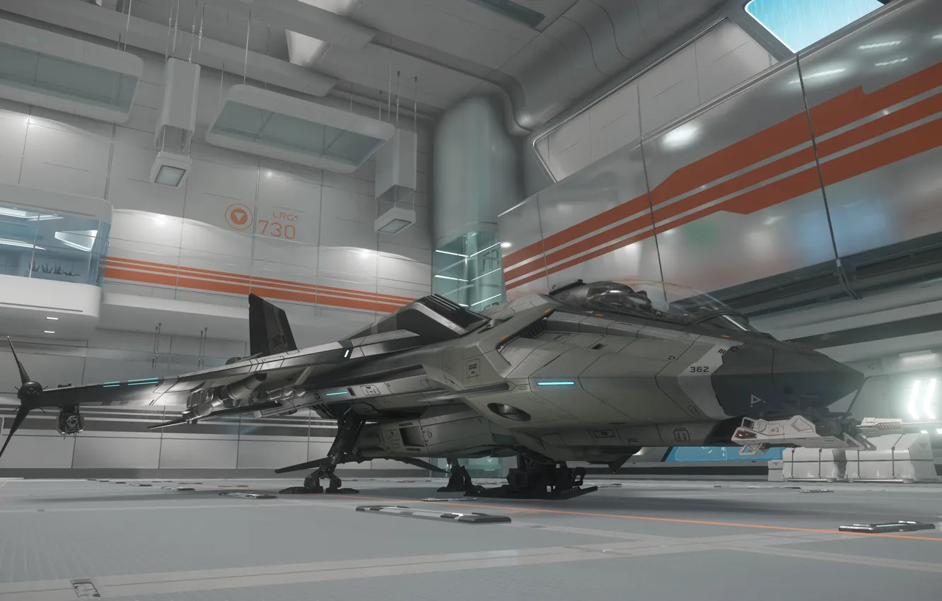 Photo wallpaper station, starship, Star Citizen, Gladius